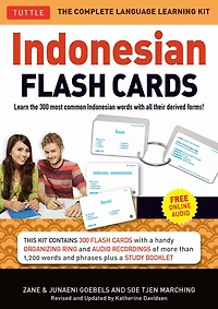 Indonesian Flash Cards: (Downloadable Audio Included)