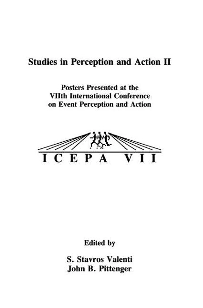 Studies Perception and Action II: Posters Presented at the VIIth international Conference on Event