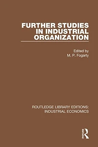 Further Studies Industrial Organization