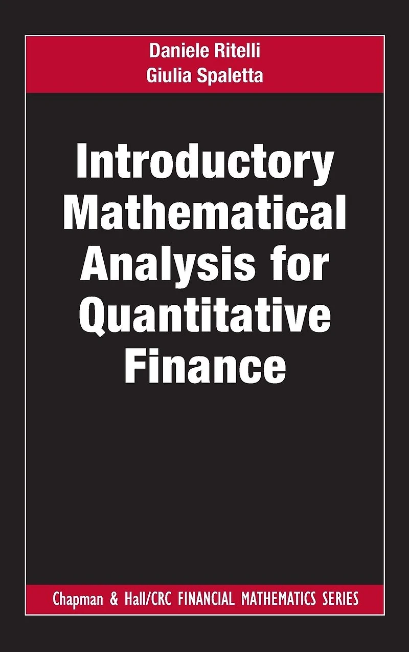 Introductory Mathematical Analysis for Quantitative Finance