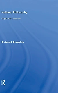 Hellenic Philosophy: Origin and Character