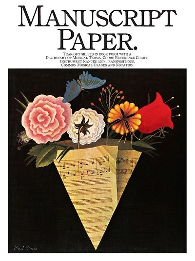 Manuscript Paper (Deluxe Pad)(Blue Cover)