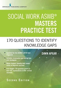 Social Work ASWB Masters Practice Test, Second Edition: 170 Questions to Identify Knowledge Gaps
