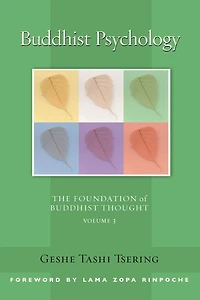 Buddhist Psychology: The Foundation of Thought, Volume 3