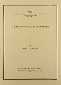 The Artifacts of Altar de Sacrificios