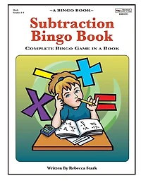 Subtraction Bingo Book: Complete Bingo Game In A Book