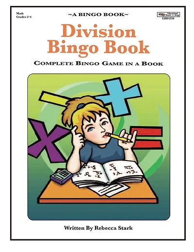 Division Bingo Book: Complete Bingo Game In A Book