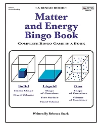 Matter and Energy Bingo Book: Complete Bingo Game In A Book