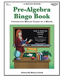 Pre-Algebra Bingo Book: Complete Bingo Game In A Book