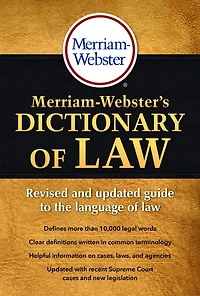 Merriam-Webster's Dictionary of Law
