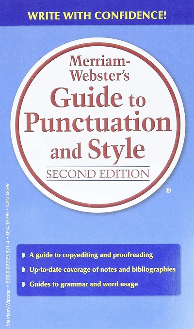 Merriam-Webster's Guide to Punctuation and Style