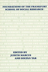 Foundations of the Frankfurt School Social Research