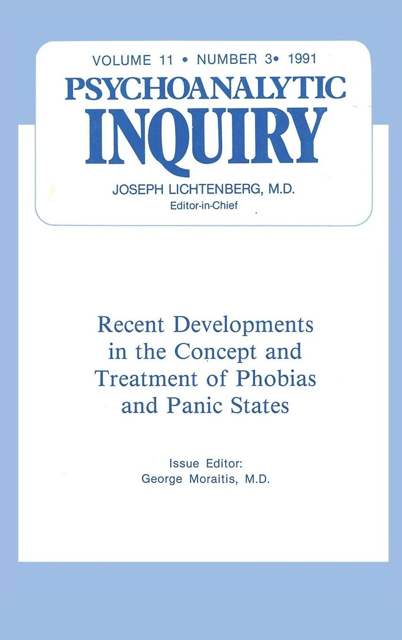 Recent Developments: Psychoanalytic Inquiry, 11.3