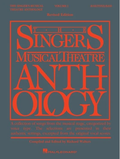 The Singer's Musical Theatre Anthology - Volume 1: Baritone/Bass Book Only