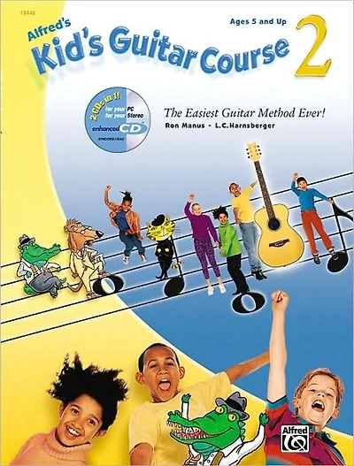 Alfred's Kid's Guitar Course 2: The Easiest Guitar Method Ever!, Book & Enhanced CD