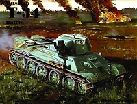 The Russian T-34 Battle Tank