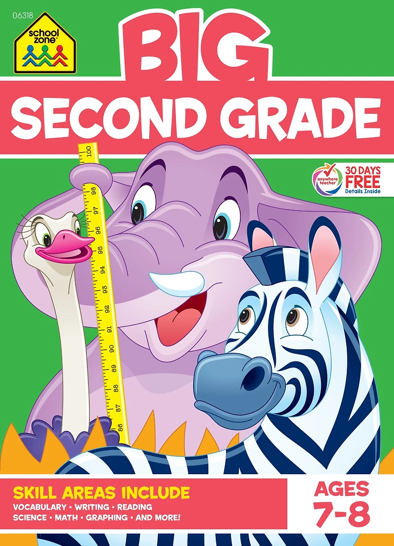 School Zone Big Second Grade Workbook