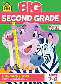 School Zone Big Second Grade Workbook