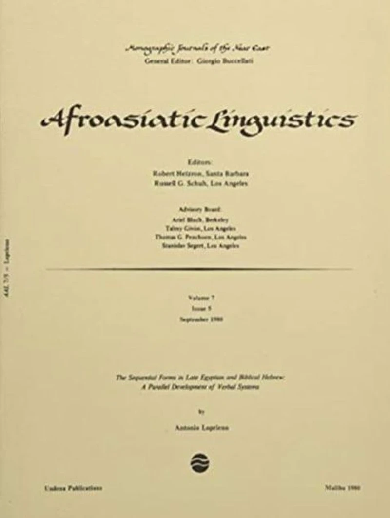 The Sequential Forms in Late Egyptian and Biblical Hebrew: A Parallel Development of Verbal Systems