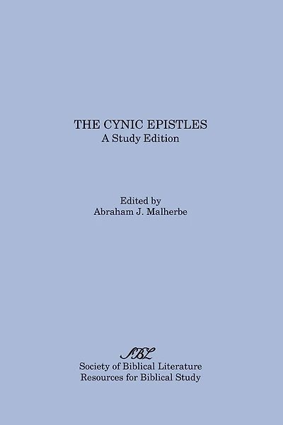 The Cynic Epistles: A Study Edition