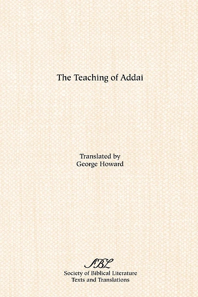 The Teaching of Addai