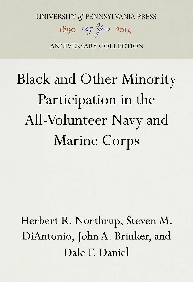 Black and Other Minority Participation in the All-Volunteer Navy and Marine Corps