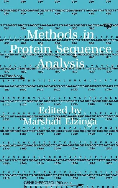 Methods Protein Sequence Analysis