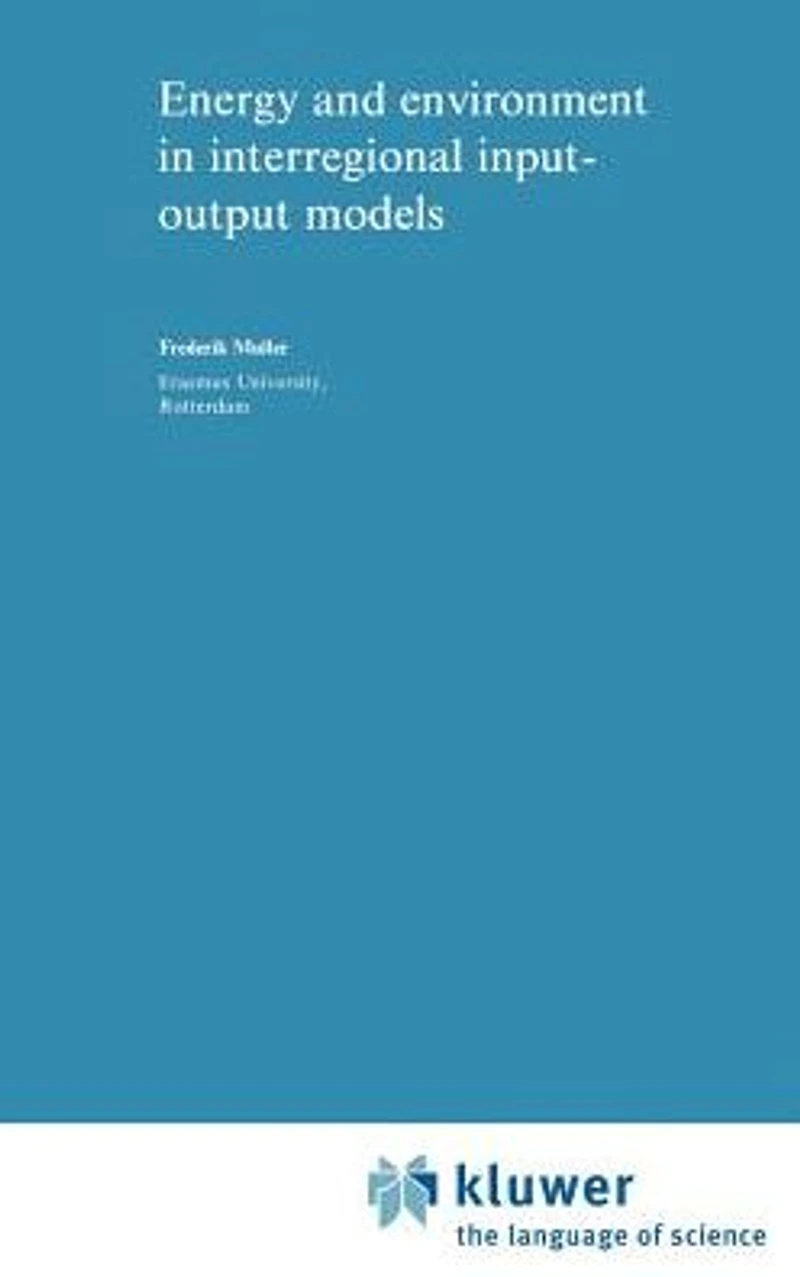 Energy and Environment in Interregional Input-Output Models