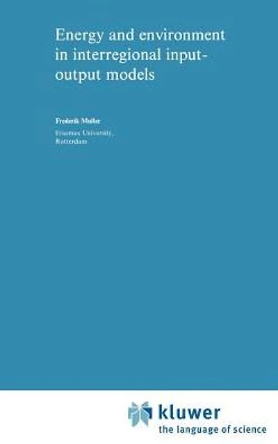 Energy and Environment in Interregional Input-Output Models