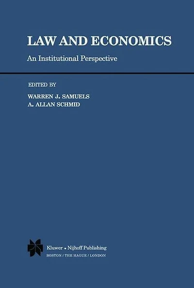 Law and Economics: An Institutional Perspective