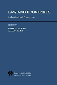 Law and Economics: An Institutional Perspective