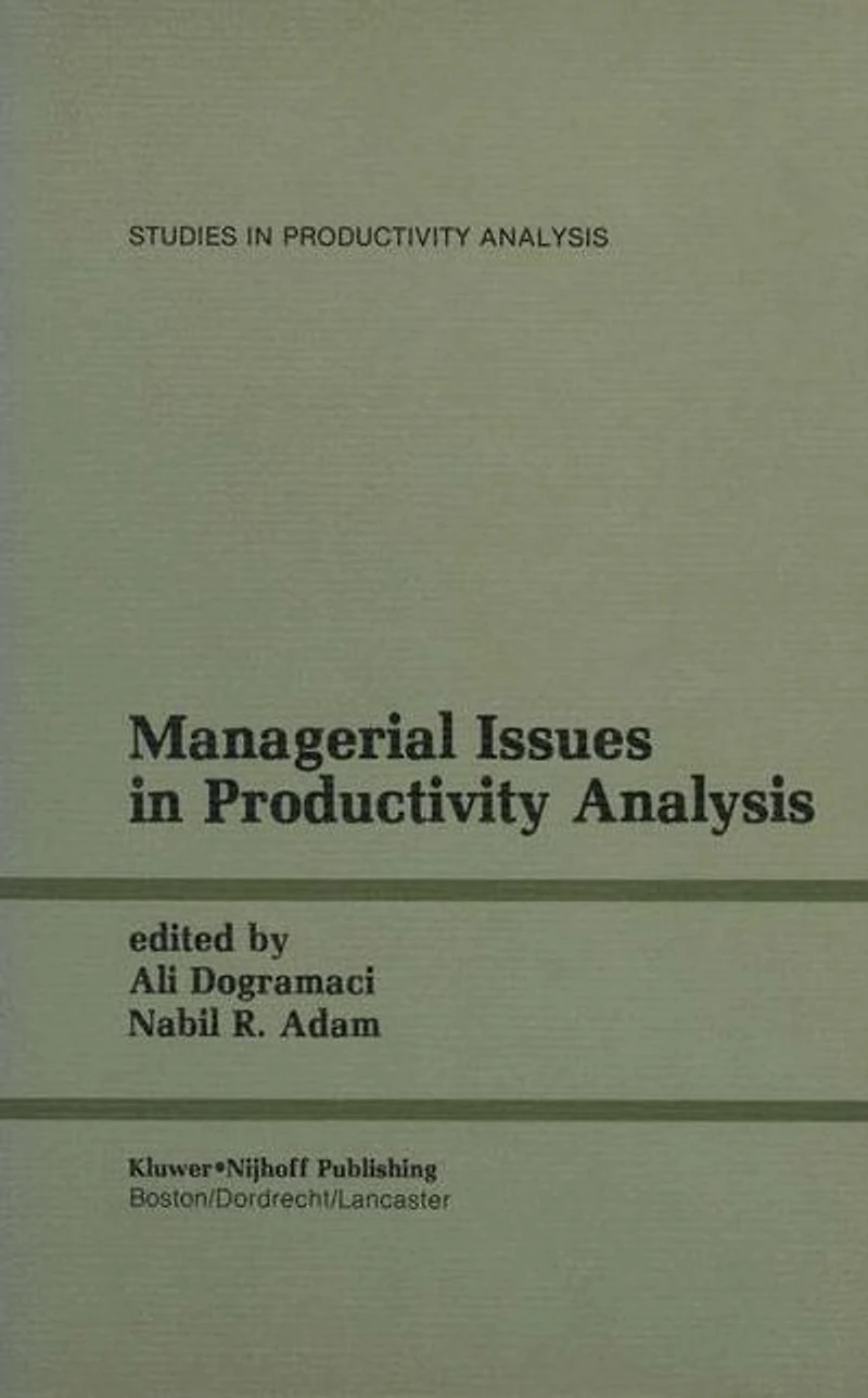 Managerial Issues Productivity Analysis