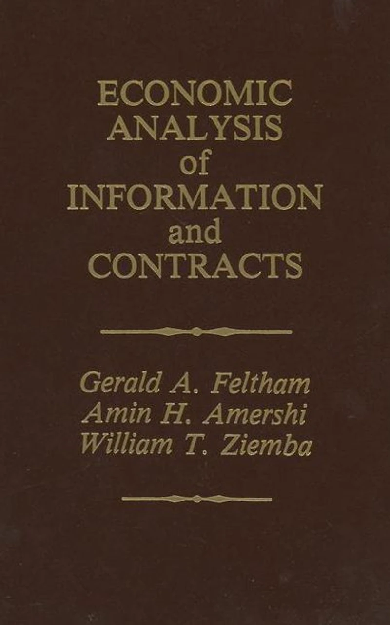 Economic Analysis of Information and Contracts: Essays in Honor of John E. Butterworth