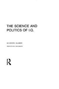 The Science and Politics of I.q.