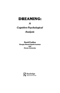 Dreaming: A Cognitive-psychological Analysis