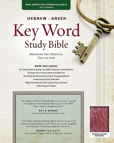 The Hebrew-Greek Key Word Study Bible: NASB-77 Edition