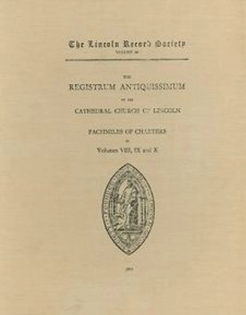 Registrum Antiquissimum of the Cathedral Church Lincoln [4]