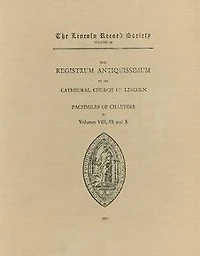 Registrum Antiquissimum of the Cathedral Church Lincoln [4]