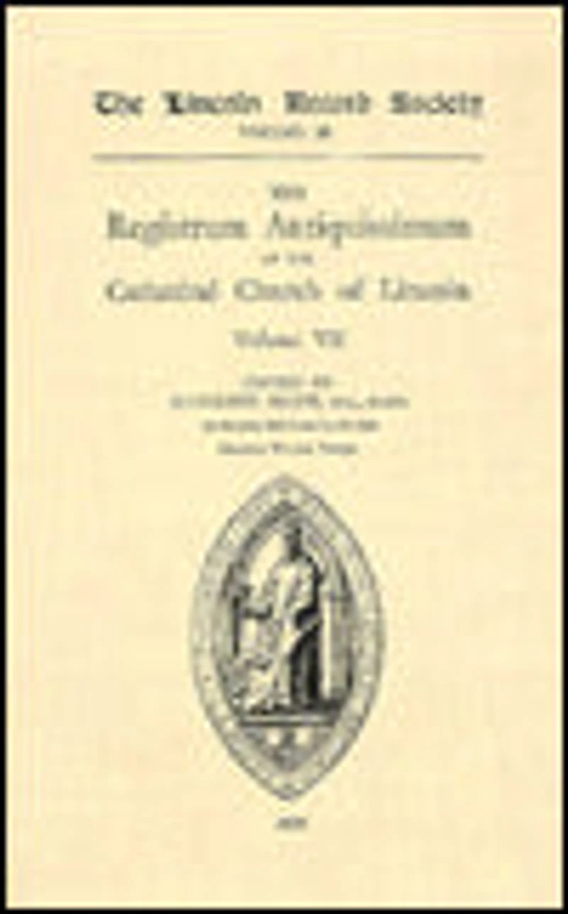 Registrum Antiquissimum of the Cathedral Church Lincoln [4]