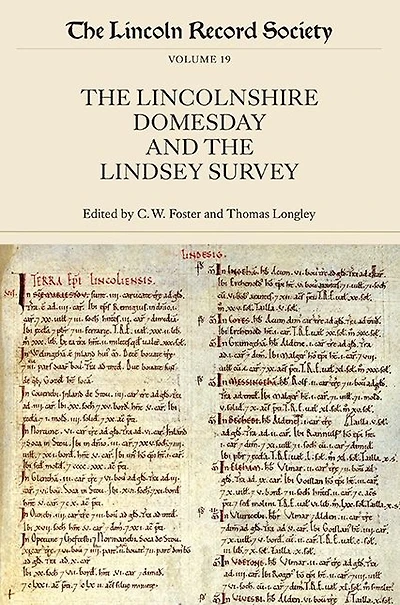 The Lincolnshire Domesday and the Lindsey Survey