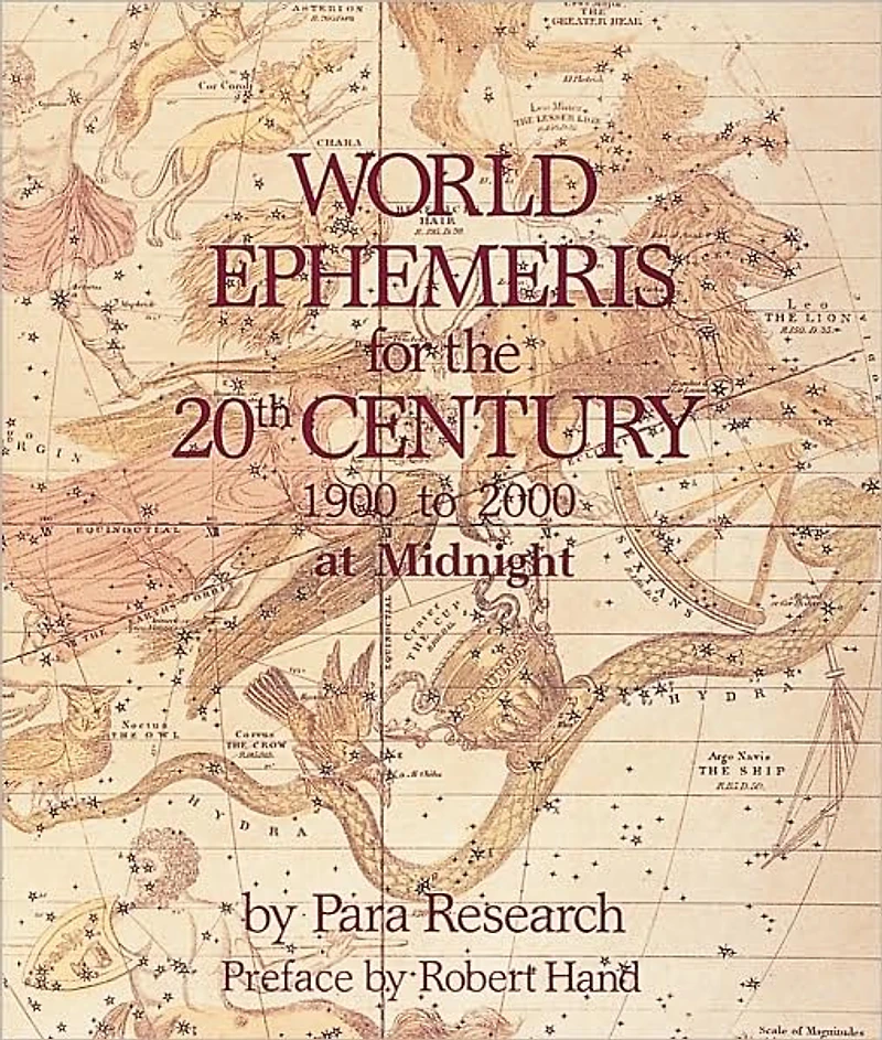 World Ephemeris: 20th Century