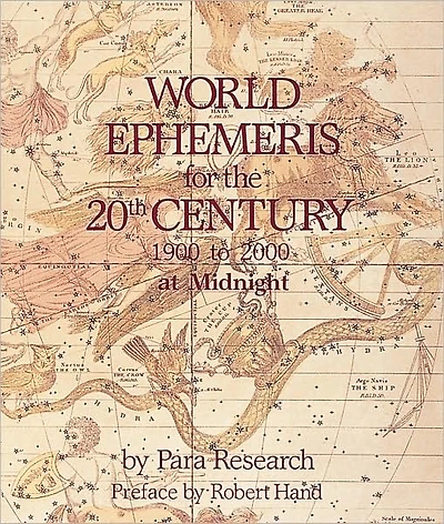 World Ephemeris: 20th Century