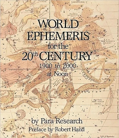 World Ephemeris: 20th Century, Noon