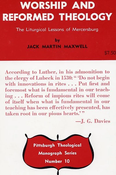 Worship and Reformed Theology