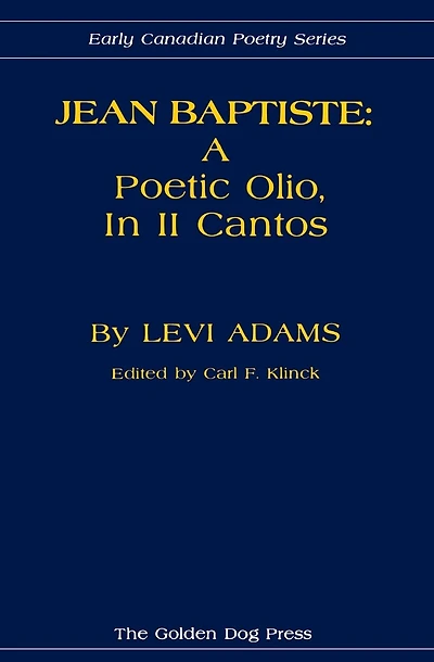 Jean Baptiste: a poetic olio, in II cantos