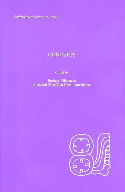Concepts (Philosophical Issues Series #9)
