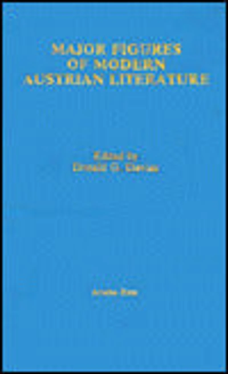 Major Figures of Modern Austrian Literature