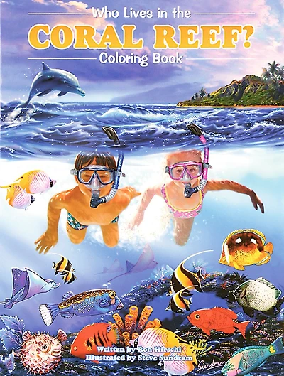Who Lives in the Coral Reef Coloring Book