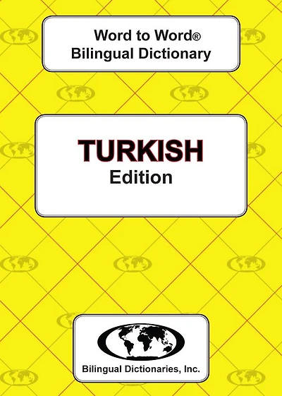 Turkish Word to Word Bilingual Dictionary