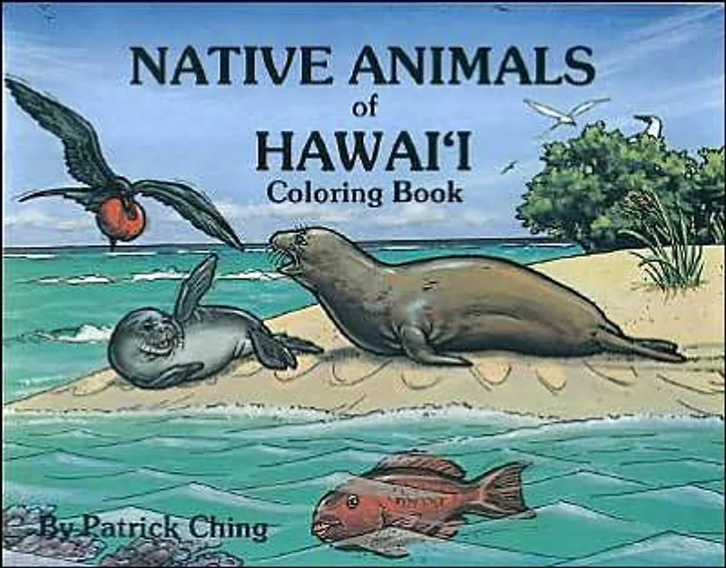 Native Animals of Hawaii Coloring Book
